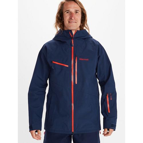 Marmot Ski Jacket Navy NZ - Rossberg Jackets Mens NZ1397528
